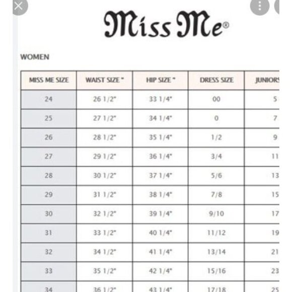 Miss Me Jeans Womens 27 X 30" JE13048L Signature Rise boot studded rhinestones - Picture 13 of 13